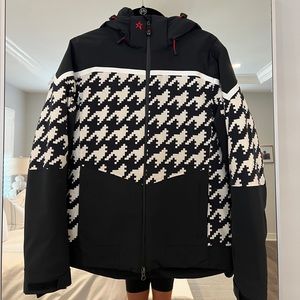 Perfect Moment Sports Black Houndstooth Ski Jacket